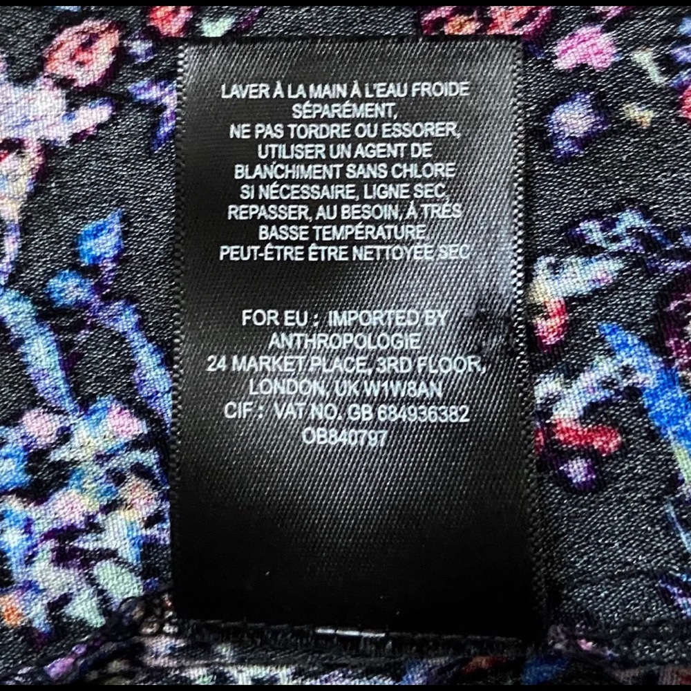 Anthropologie Leopard Floral Wrap Dress - Picture 12 of 12
